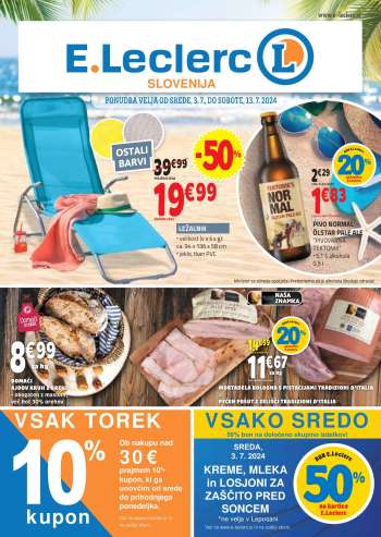 E.Leclerc katalog - 3.7.2024 - 13.7.2024.