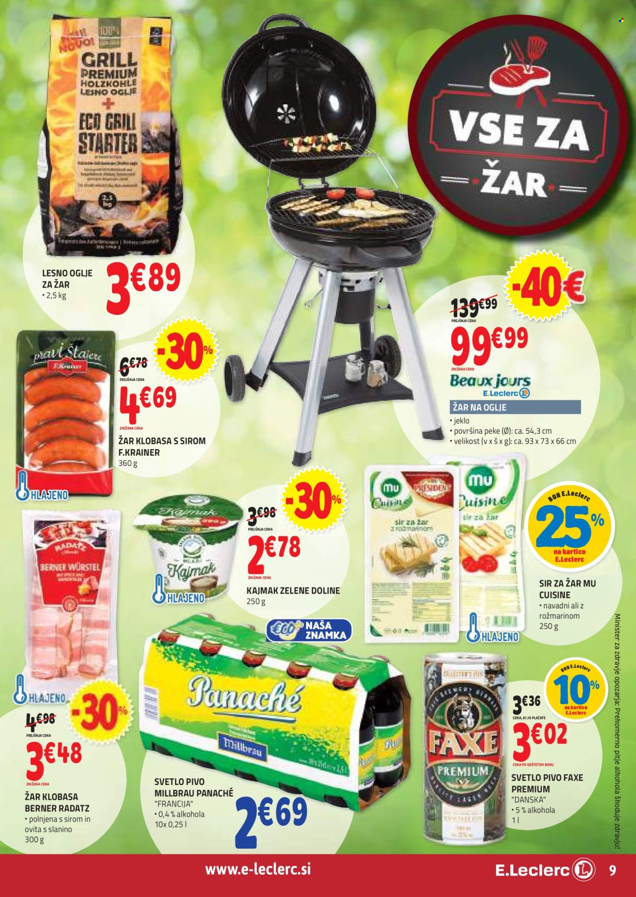 E.Leclerc katalog - 3.7.2024 - 13.7.2024. Stran 9