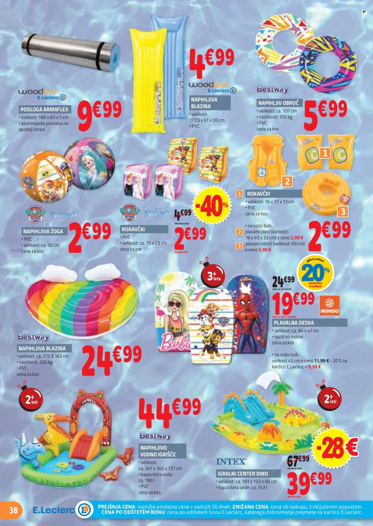 E.Leclerc katalog - 3.7.2024 - 13.7.2024. Stran 38