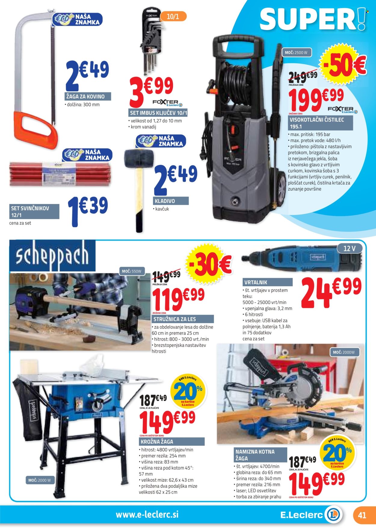 E.Leclerc katalog - 3.7.2024 - 13.7.2024. Stran 41