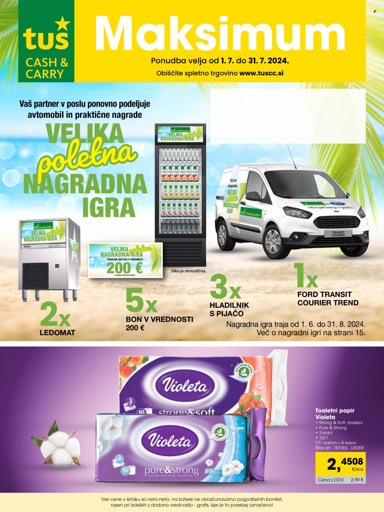 Tuš Cash & Carry katalog - 1.7.2024 - 31.7.2024. Stran 1