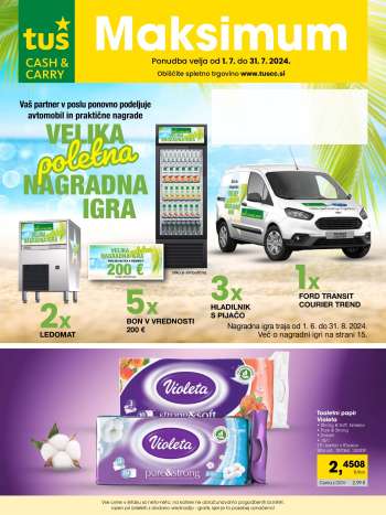 Tuš Cash & Carry katalog - 1.7.2024 - 31.7.2024.