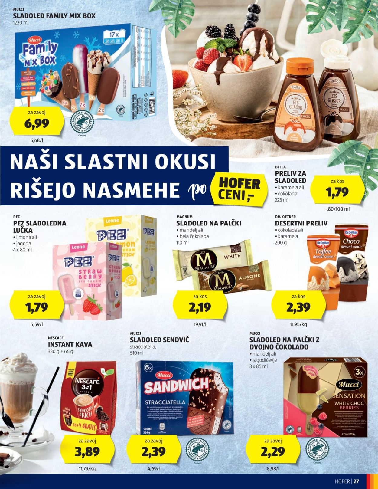 Hofer katalog - 4.7.2024 - 13.7.2024. Stran 27
