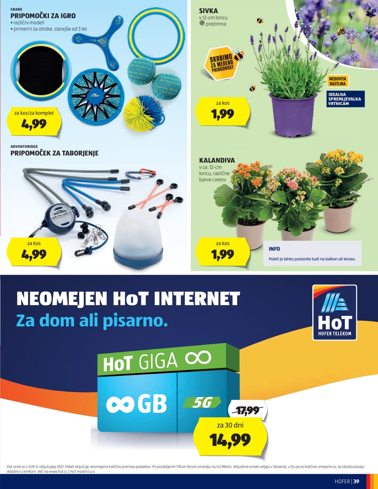 Hofer katalog - 4.7.2024 - 13.7.2024. Stran 39