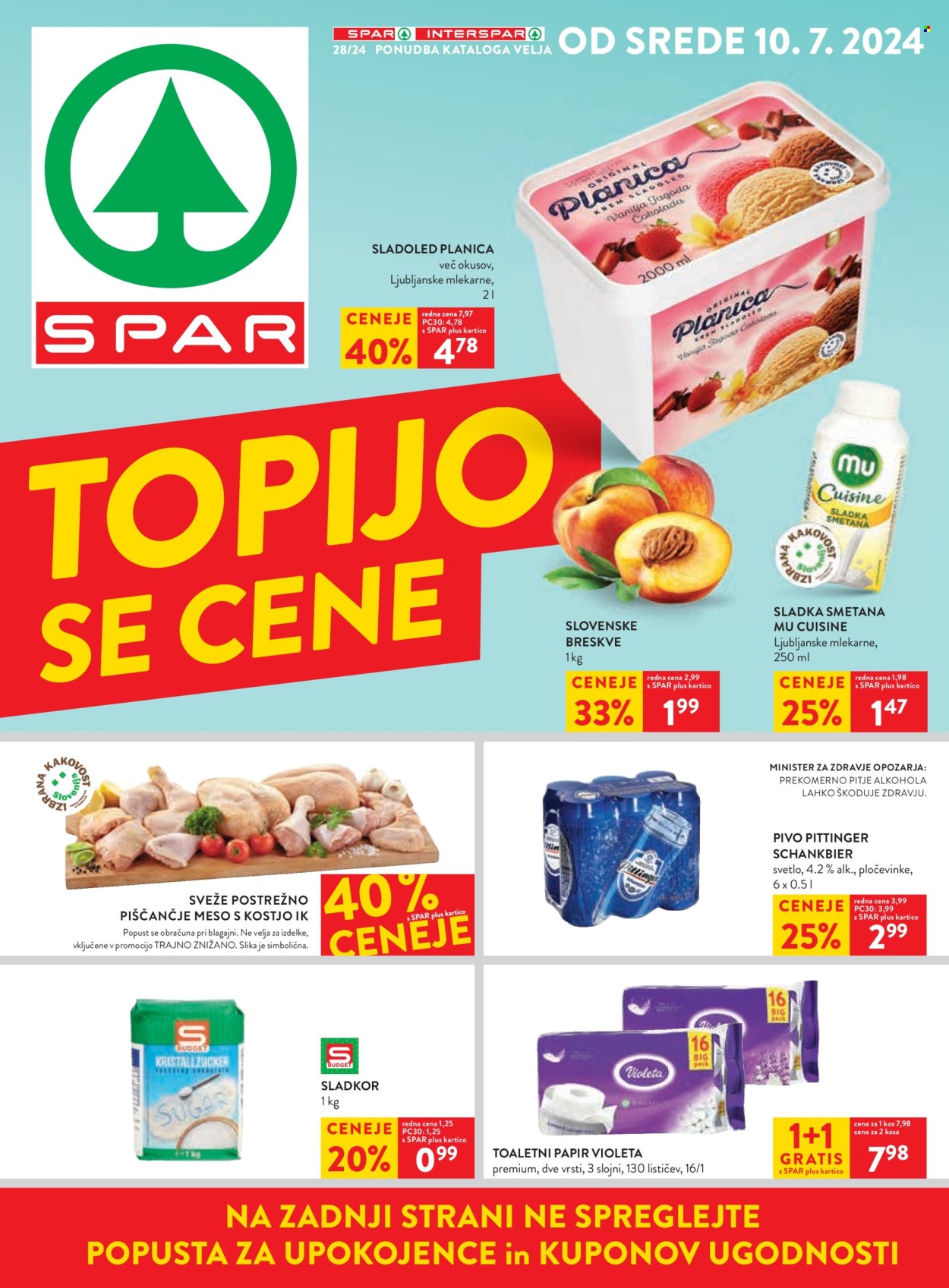 SPAR katalog - 10.7.2024 - 16.7.2024. Stran 1