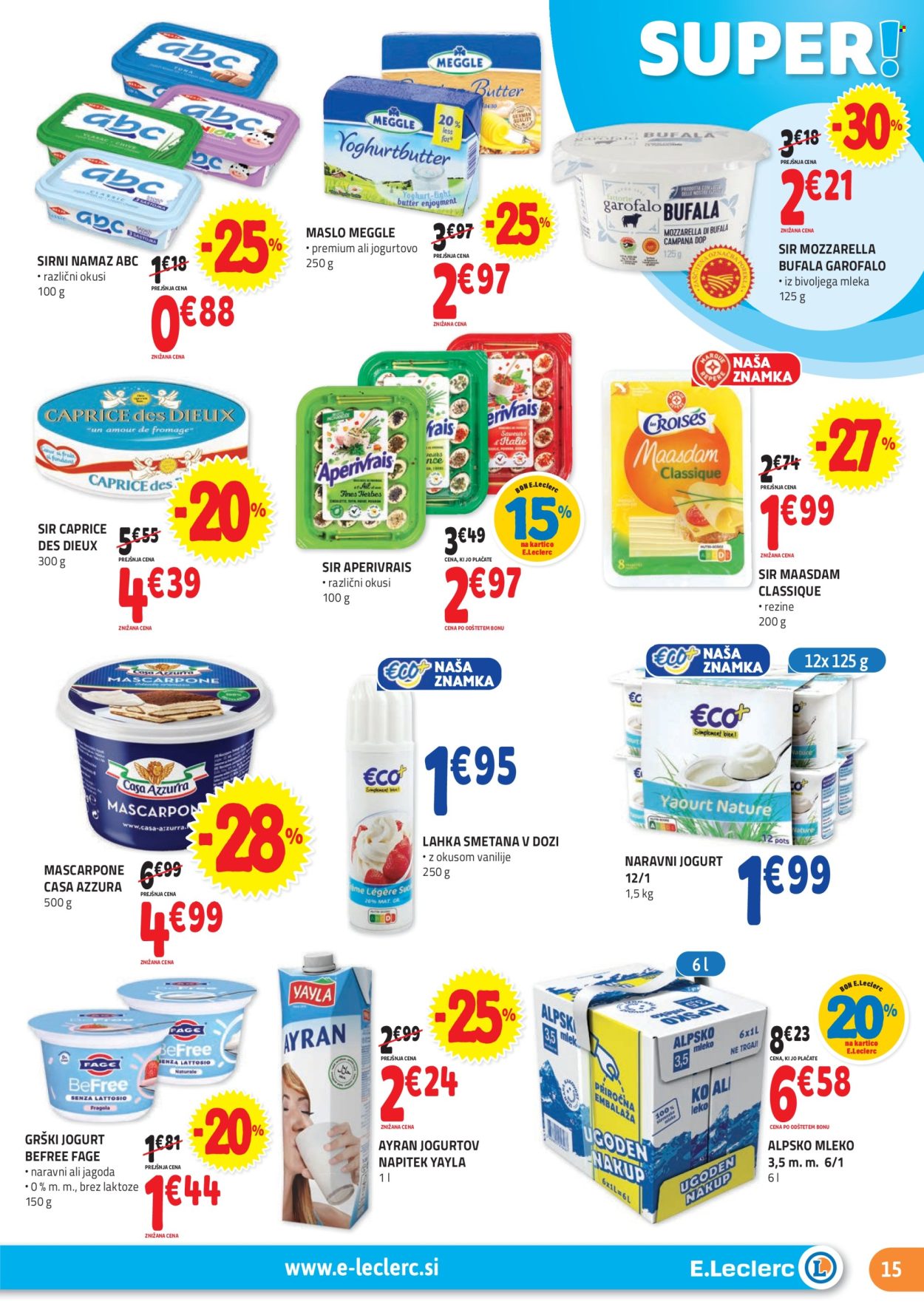 E.Leclerc katalog - 10.7.2024 - 20.7.2024. Stran 15