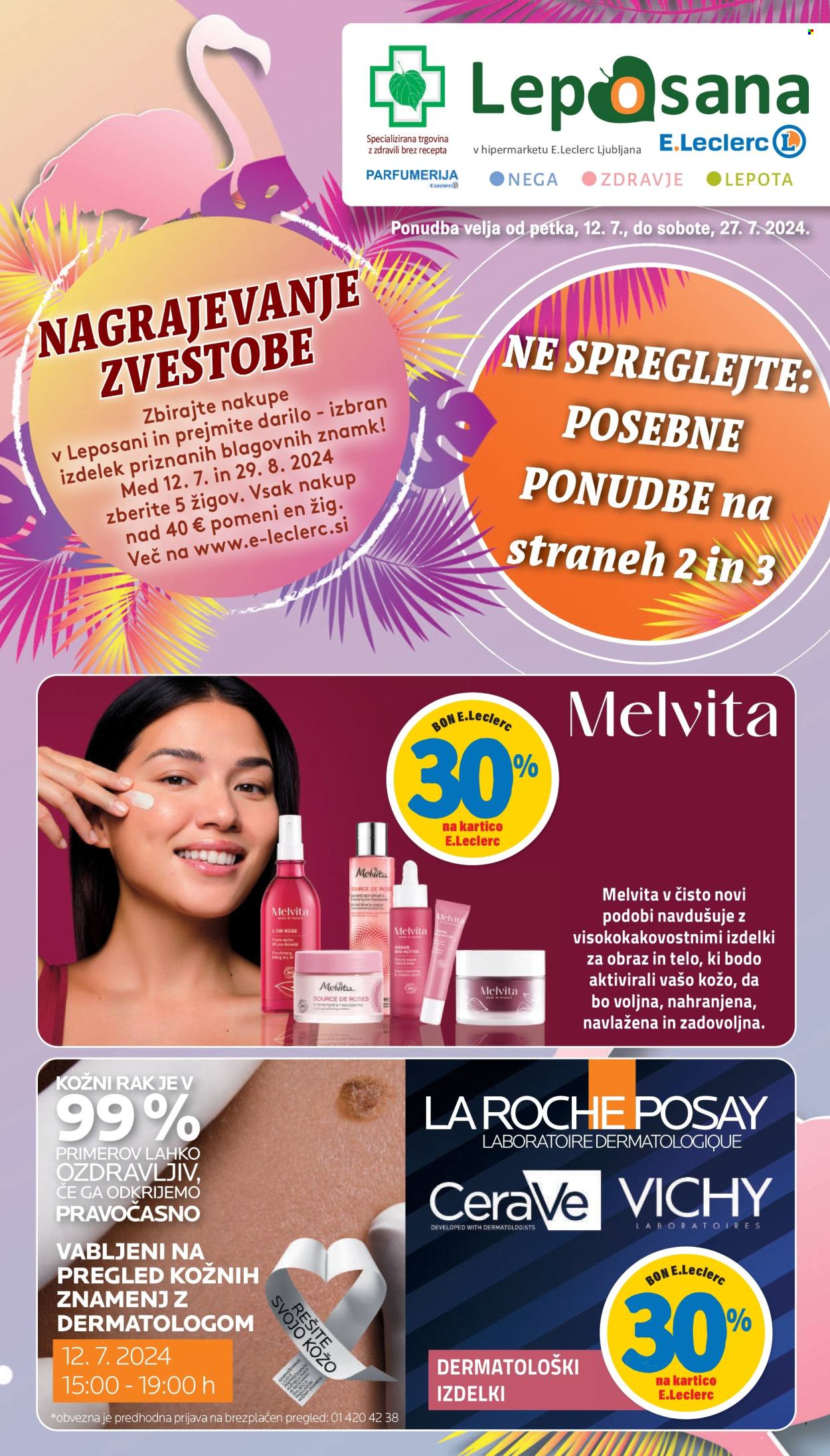 E.Leclerc katalog - 12.7.2024 - 27.7.2024. Stran 1