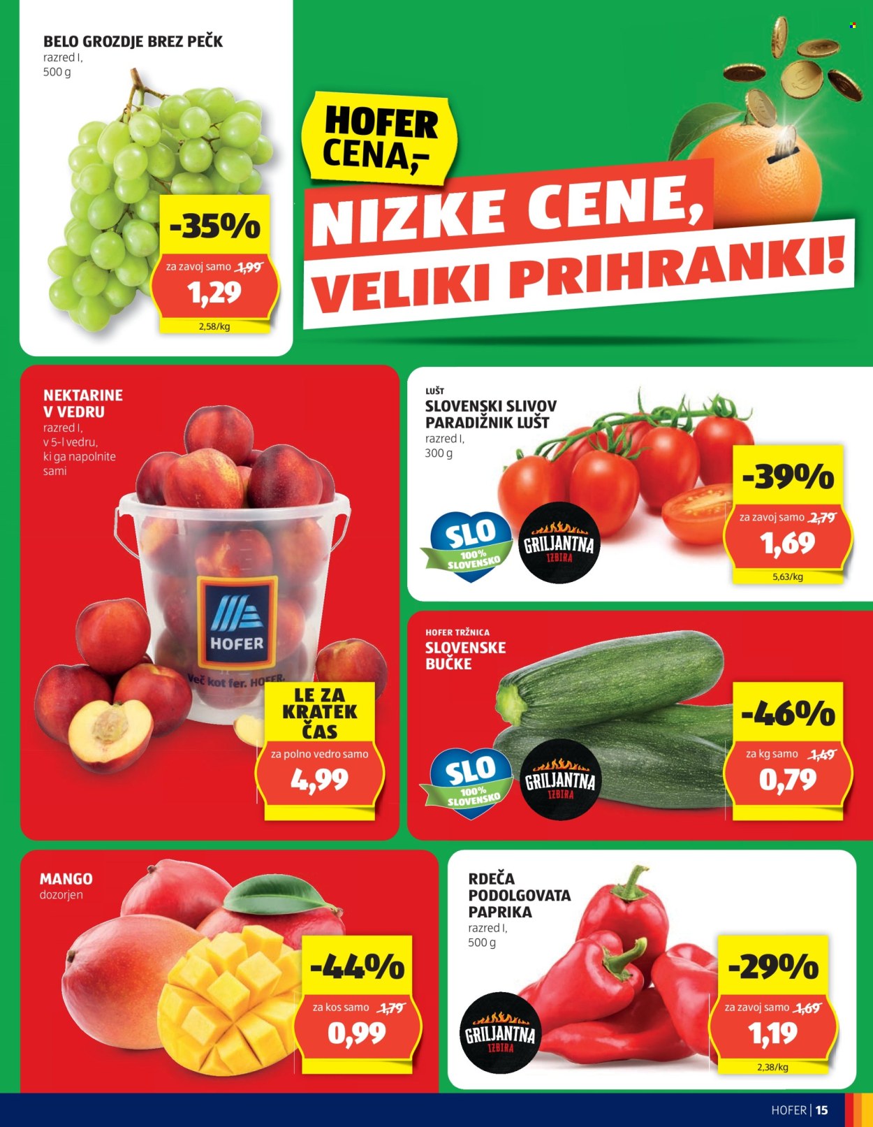 Hofer katalog - 11.7.2024 - 20.7.2024. Stran 15