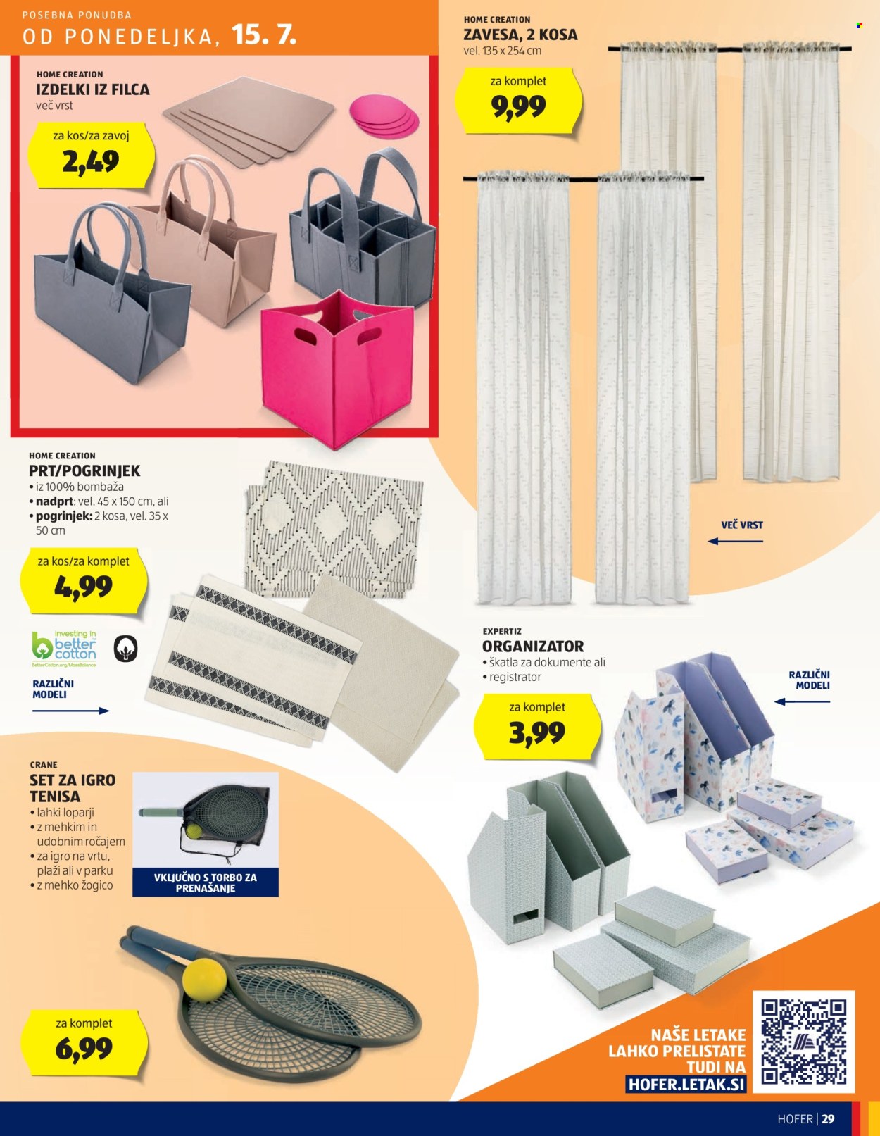 Hofer katalog - 11.7.2024 - 20.7.2024. Stran 29