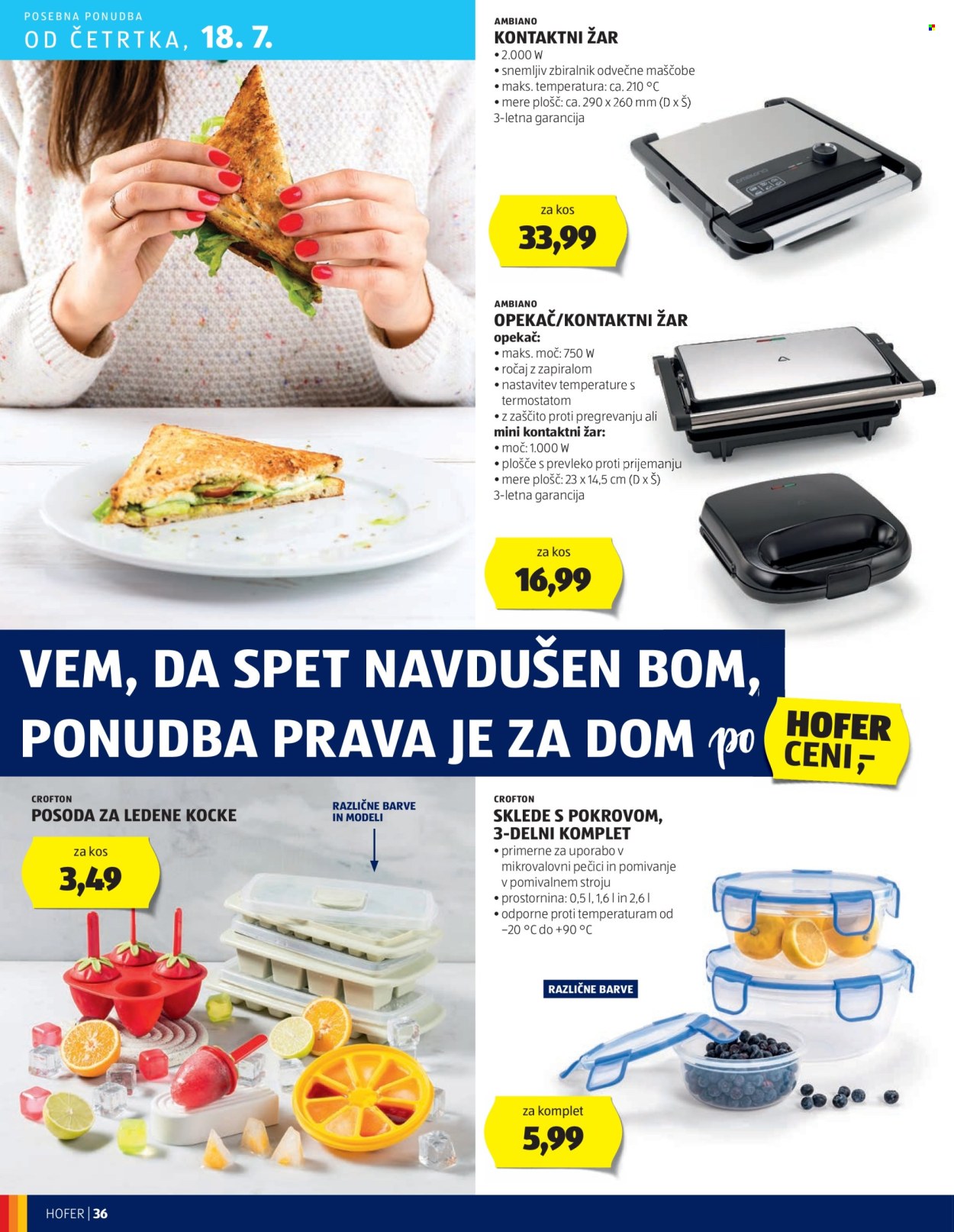 Hofer katalog - 11.7.2024 - 20.7.2024. Stran 36