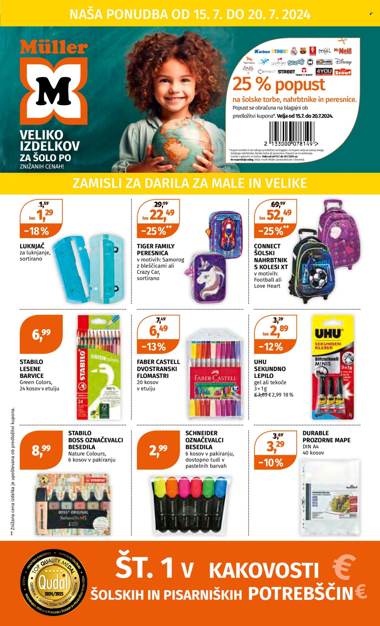 Müller katalog - 15.7.2024 - 20.7.2024. Stran 1