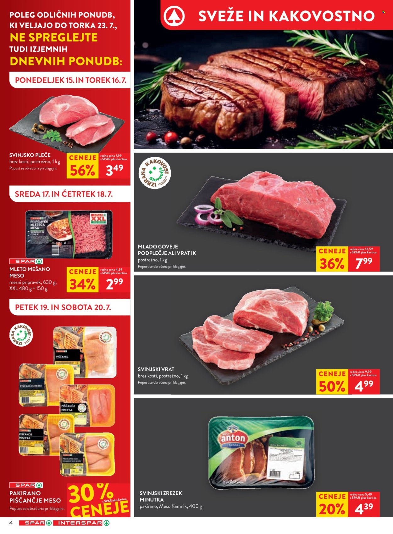 SPAR katalog - 17.7.2024 - 30.7.2024. Stran 4