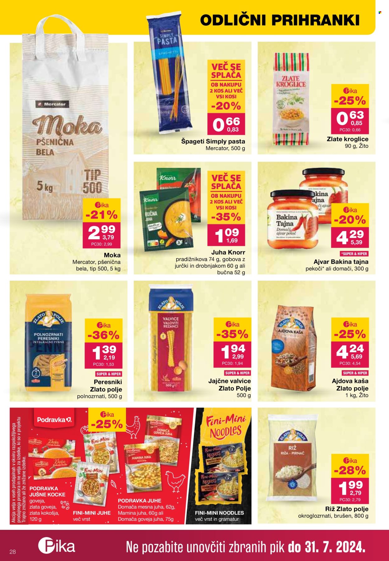Mercator katalog - 18.7.2024 - 24.7.2024. Stran 28
