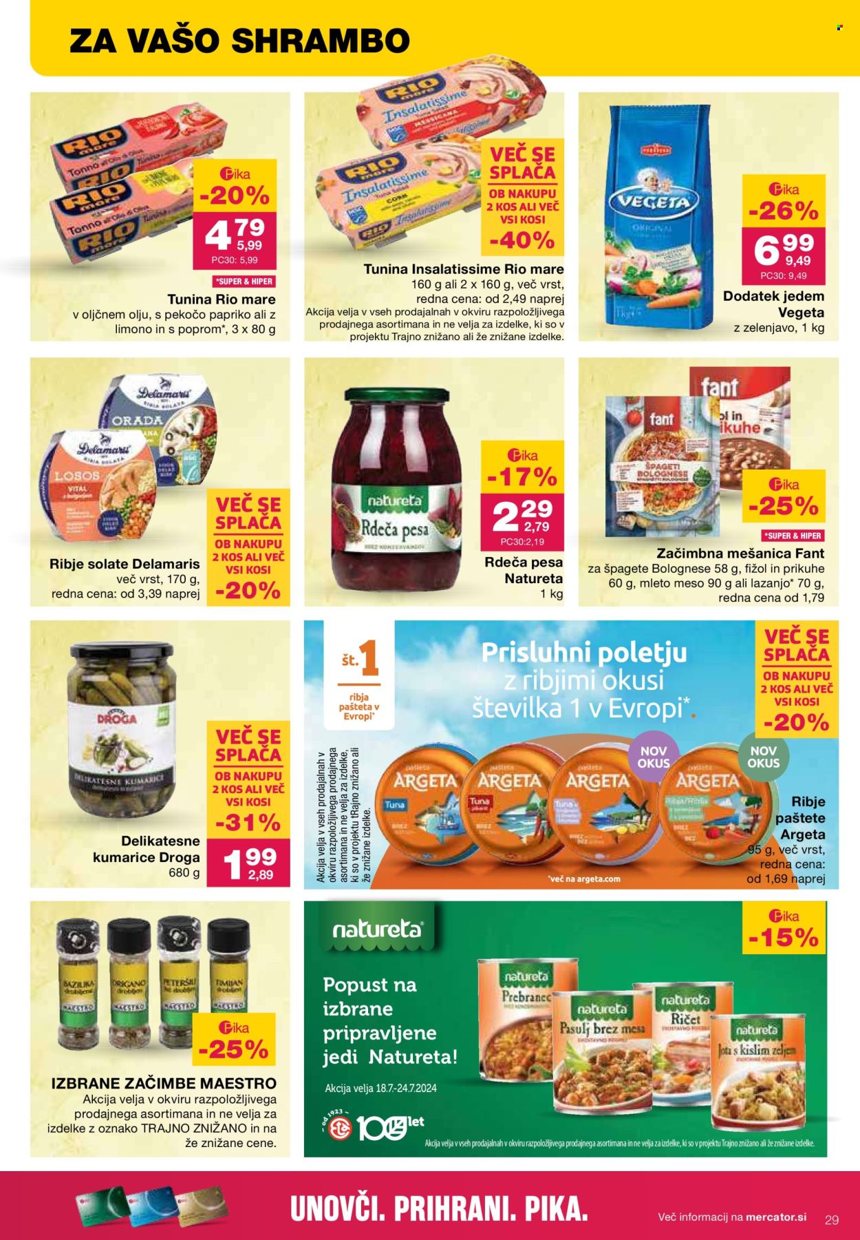 Mercator katalog - 18.7.2024 - 24.7.2024. Stran 29