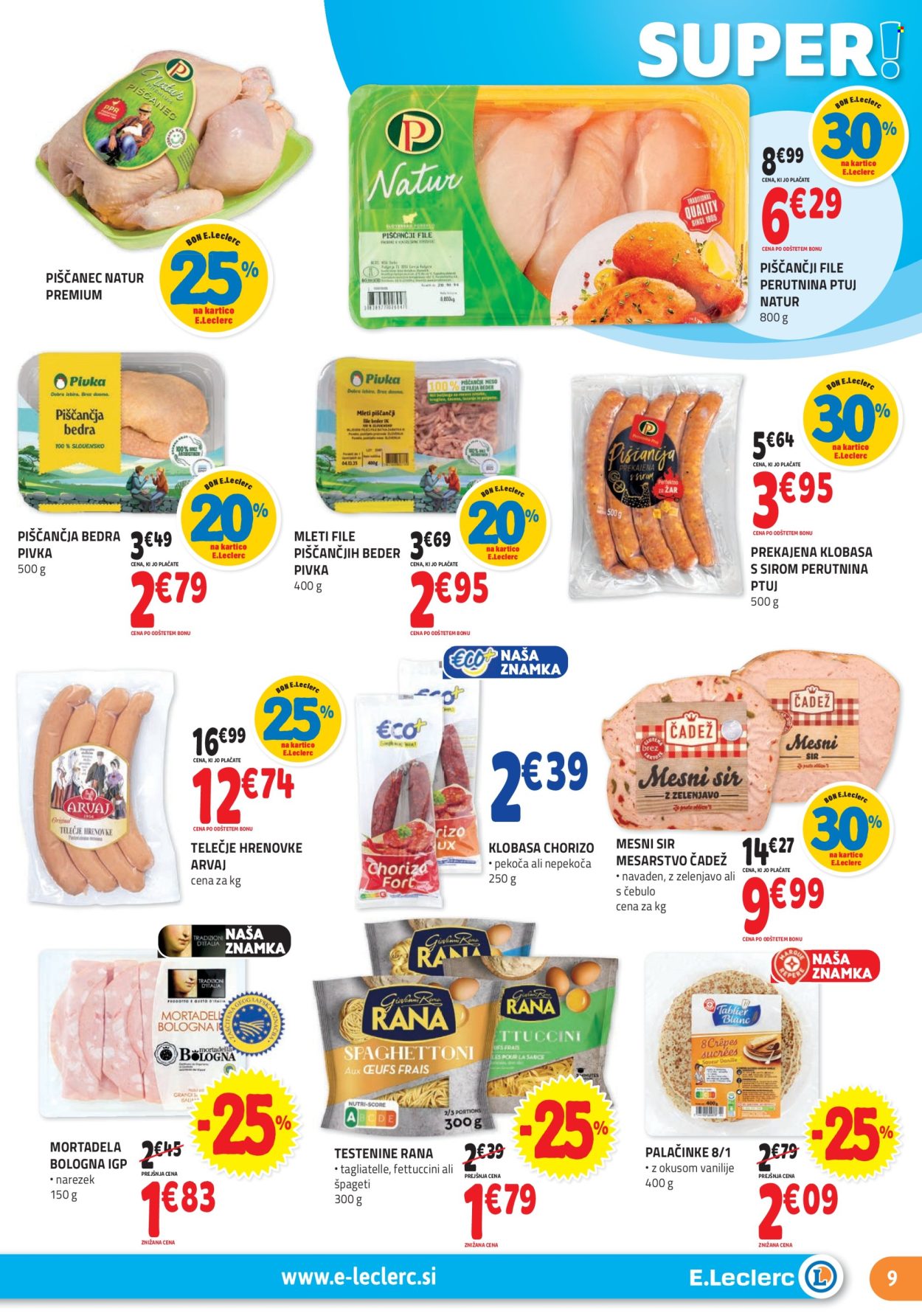 E.Leclerc katalog - 17.7.2024 - 27.7.2024. Stran 9