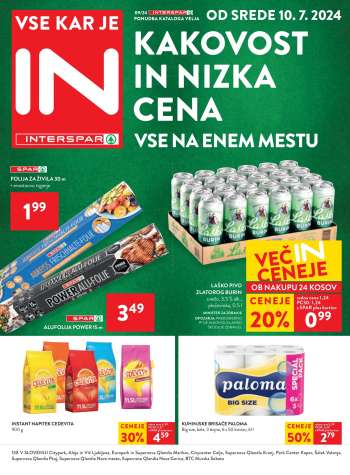 INTERSPAR katalog - 10.7.2024 - 23.7.2024.