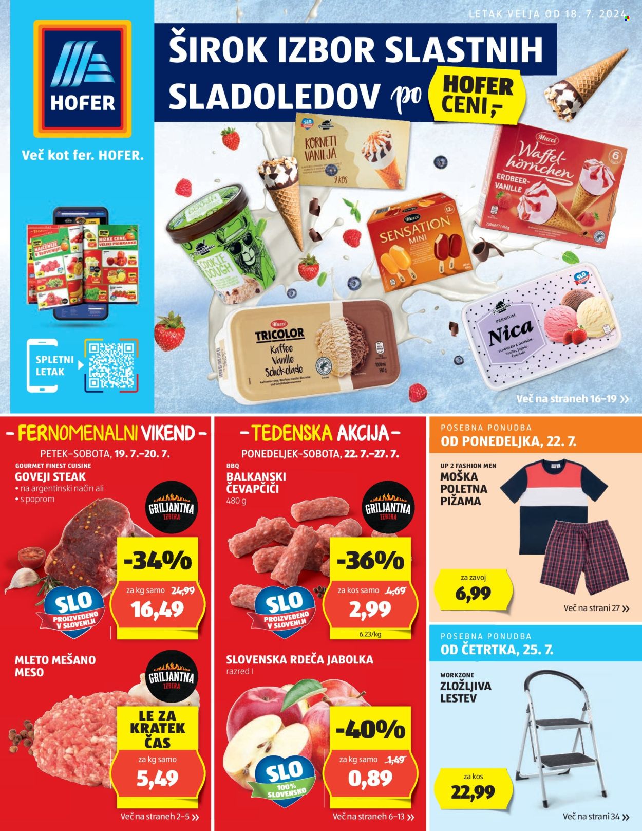 Hofer katalog - 18.7.2024 - 27.7.2024. Stran 1