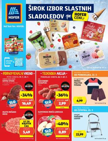 Hofer katalog - 18.7.2024 - 27.7.2024.