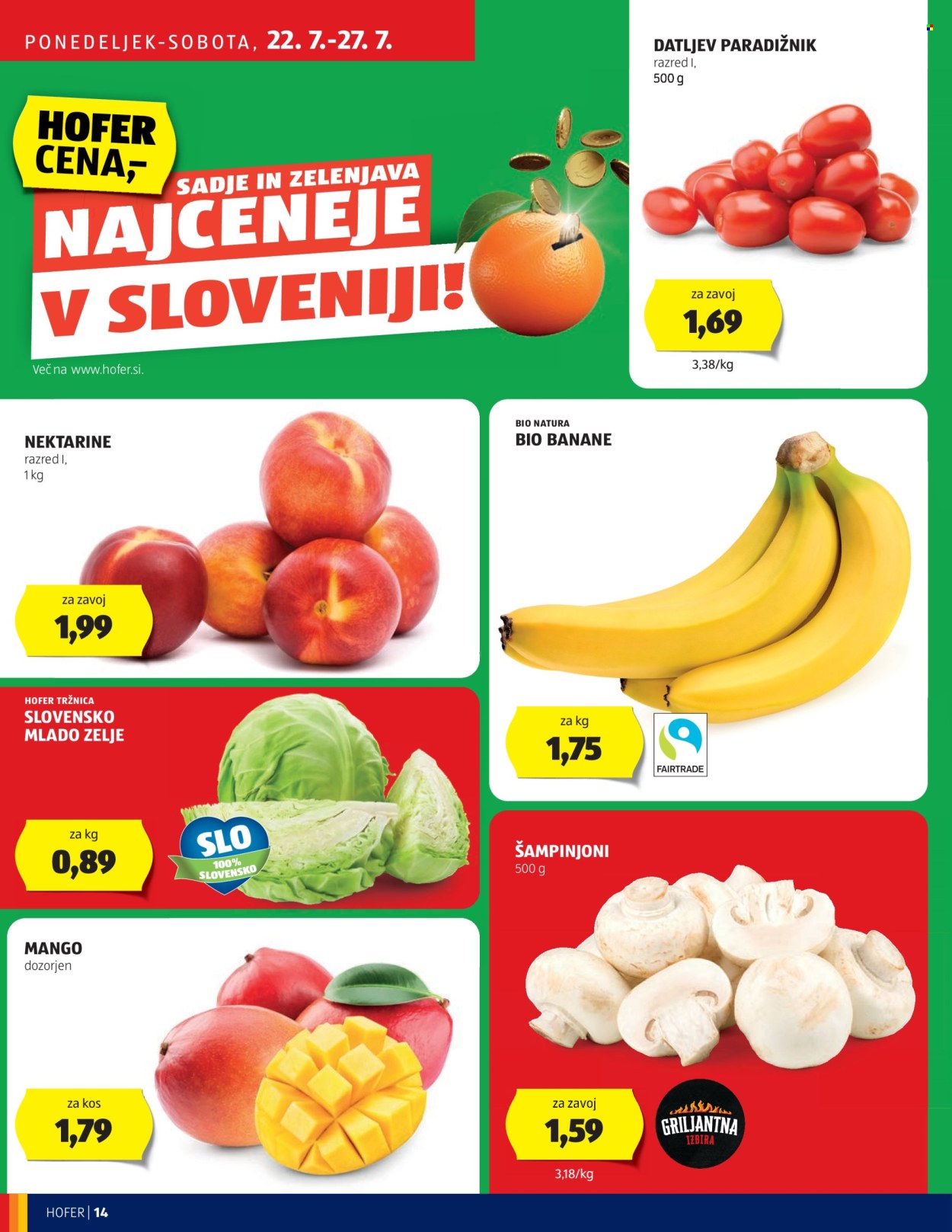 Hofer katalog - 18.7.2024 - 27.7.2024. Stran 14
