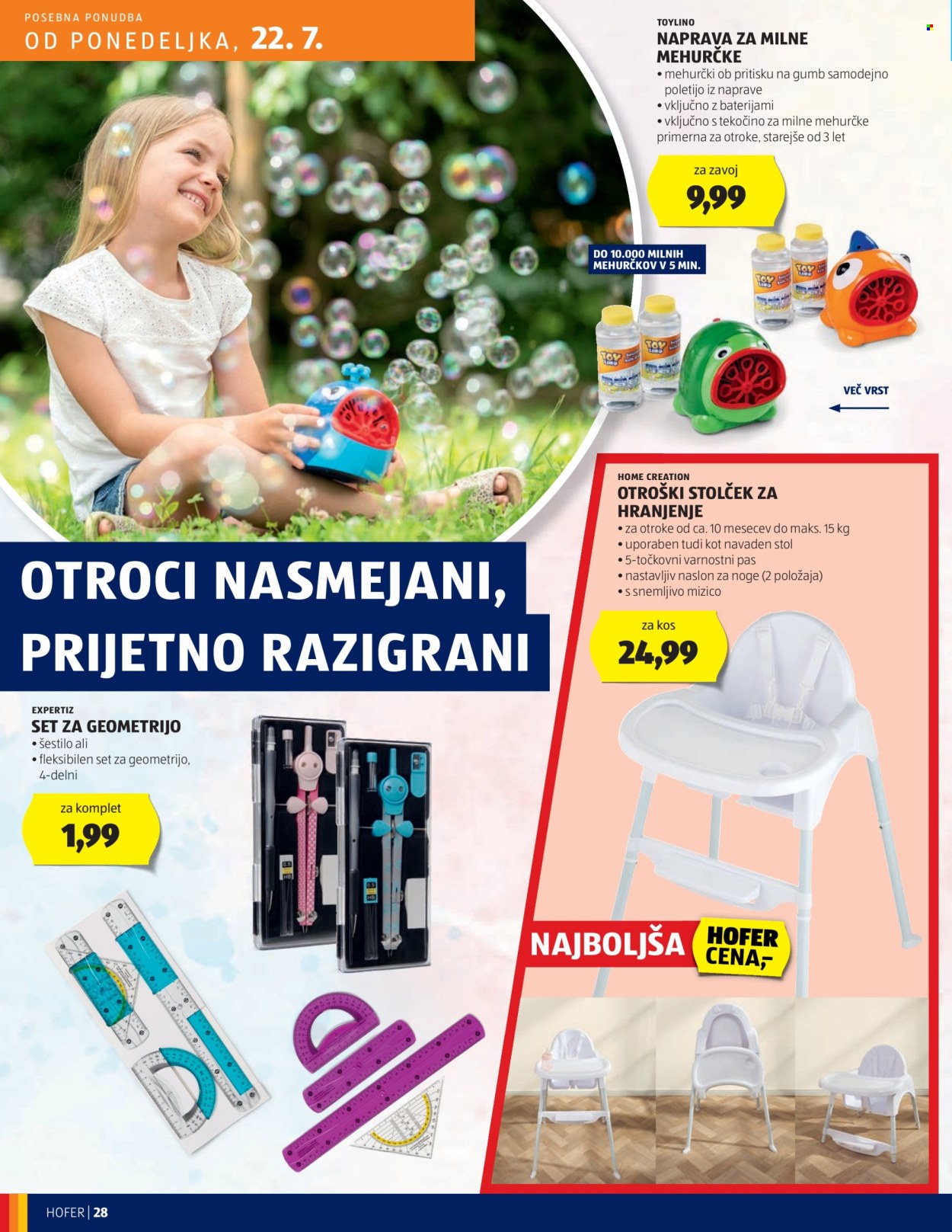 Hofer katalog - 18.7.2024 - 27.7.2024. Stran 28