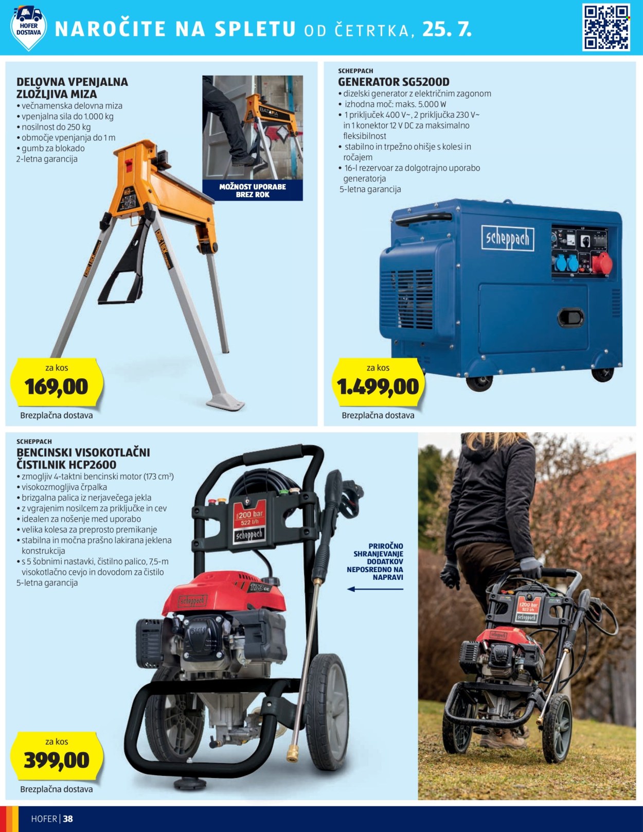 Hofer katalog - 18.7.2024 - 27.7.2024. Stran 38
