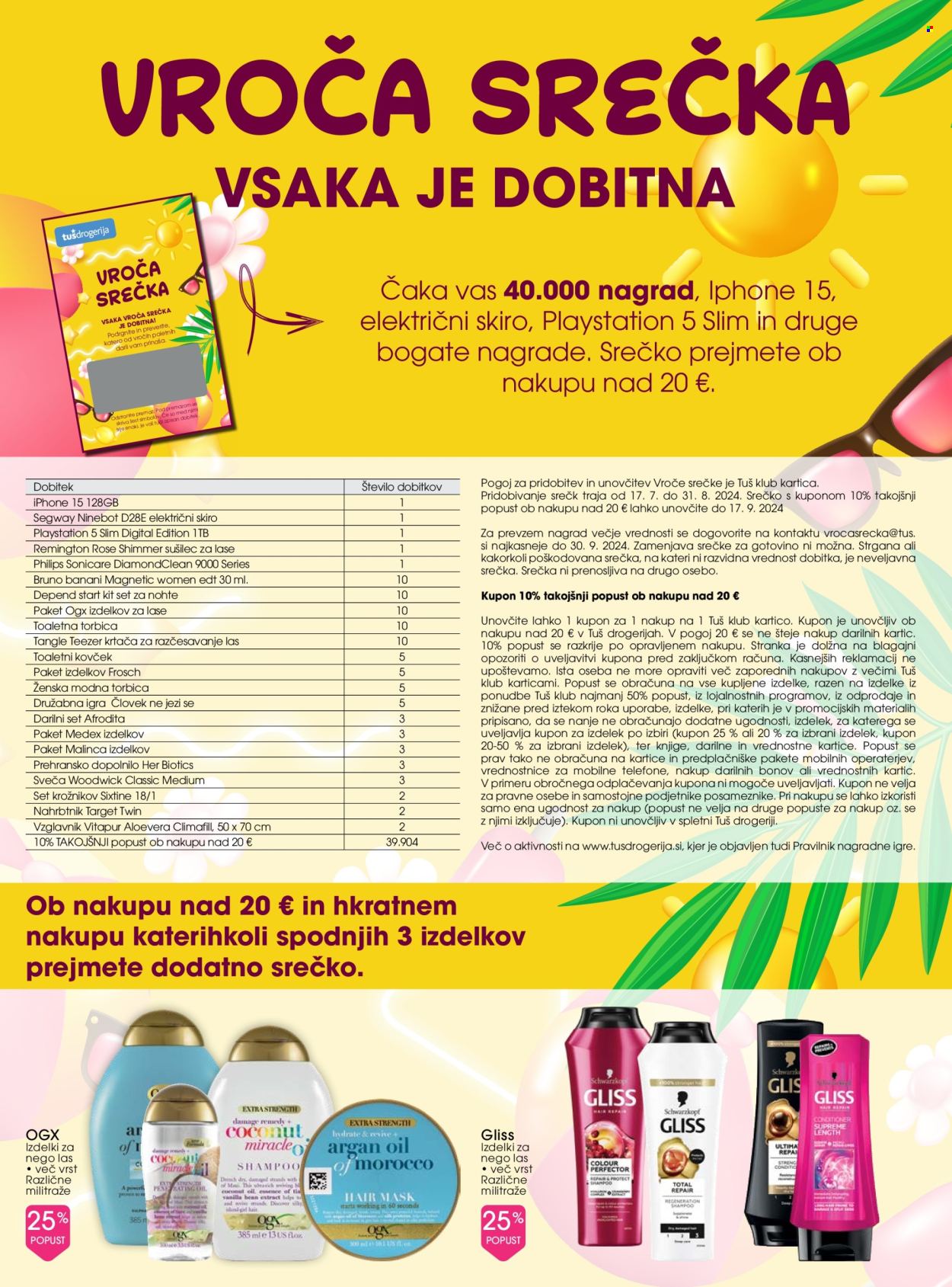 Tuš Drogeria katalog - 17.7.2024 - 3.8.2024. Stran 2