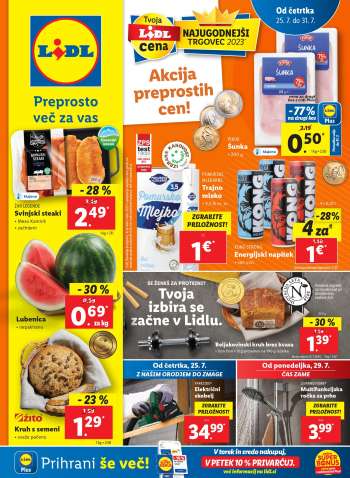 Lidl katalog - 25.7.2024 - 31.7.2024.