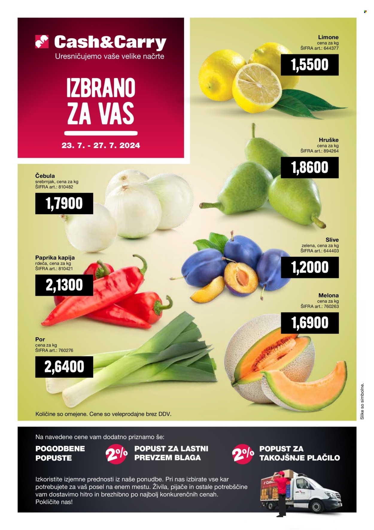 Mercator Cash & Carry katalog - 23.7.2024 - 27.7.2024. Stran 1