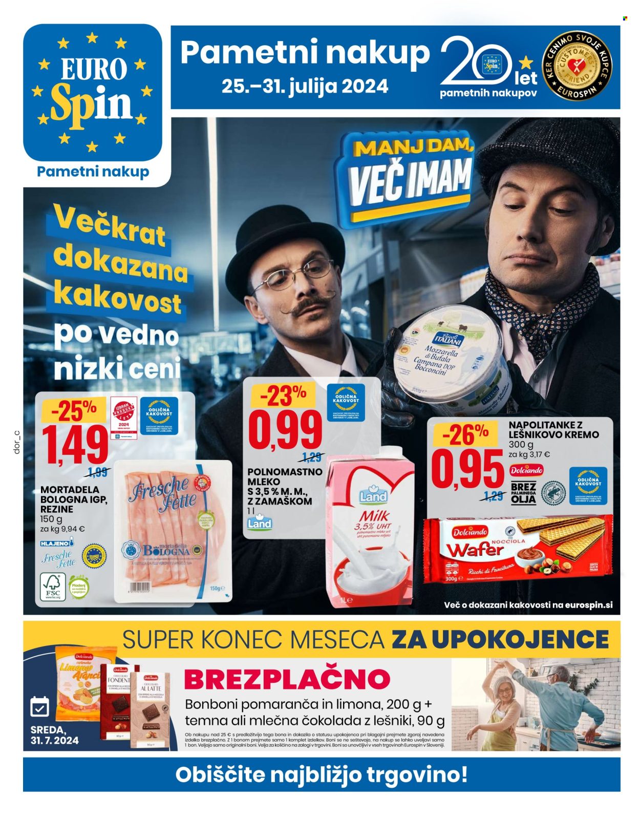 EuroSpin katalog - 25.7.2024 - 31.7.2024. Stran 1