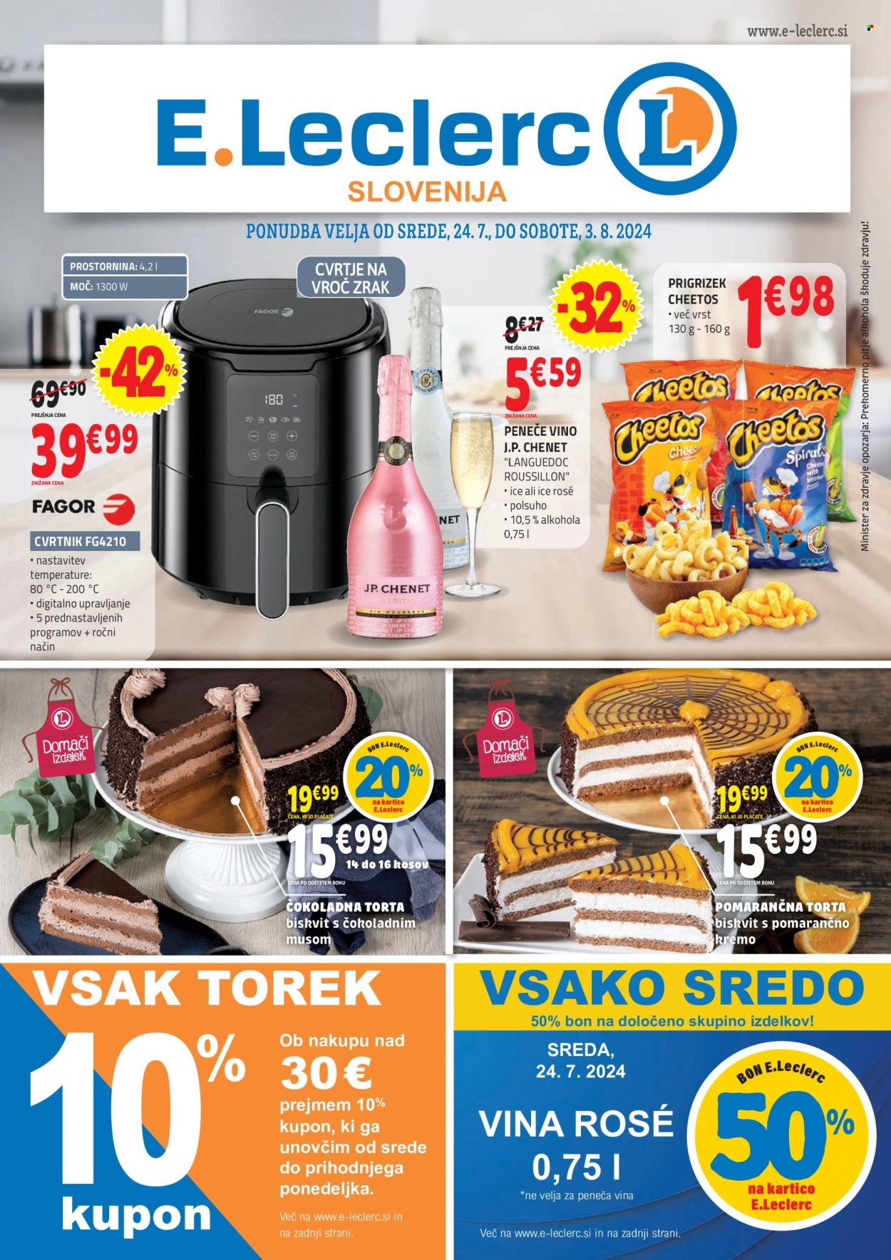 E.Leclerc katalog - 24.7.2024 - 3.8.2024. Stran 1