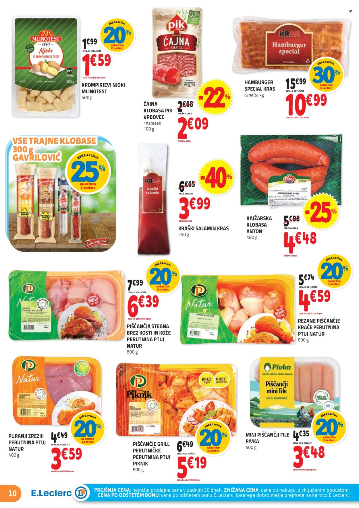 E.Leclerc katalog - 24.7.2024 - 3.8.2024. Stran 10