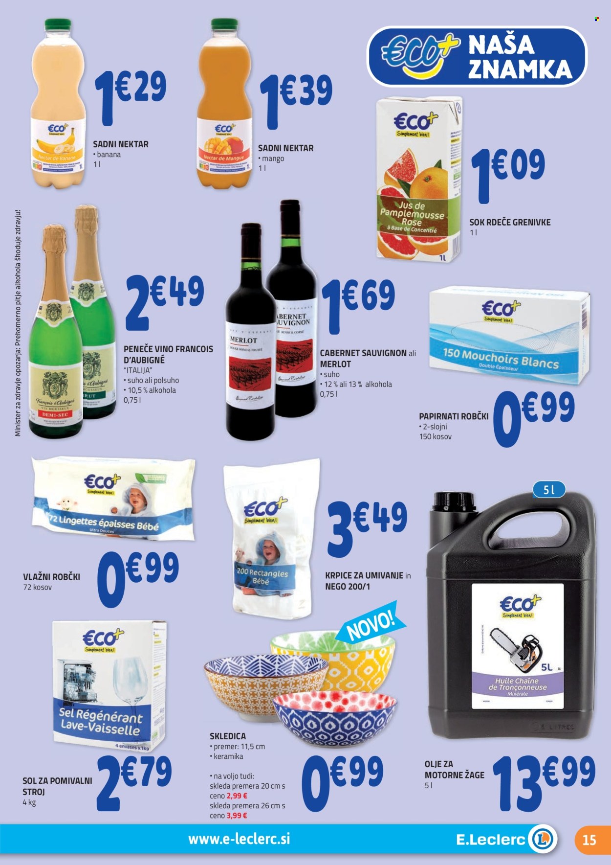 E.Leclerc katalog - 24.7.2024 - 3.8.2024. Stran 15