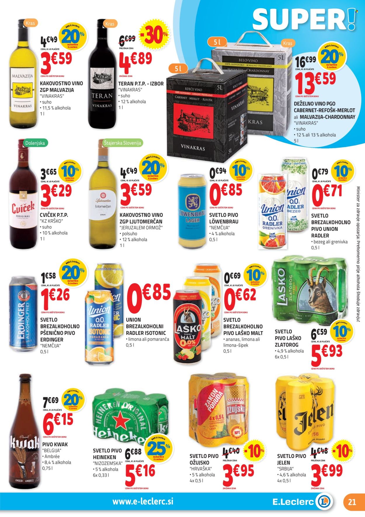 E.Leclerc katalog - 24.7.2024 - 3.8.2024. Stran 21