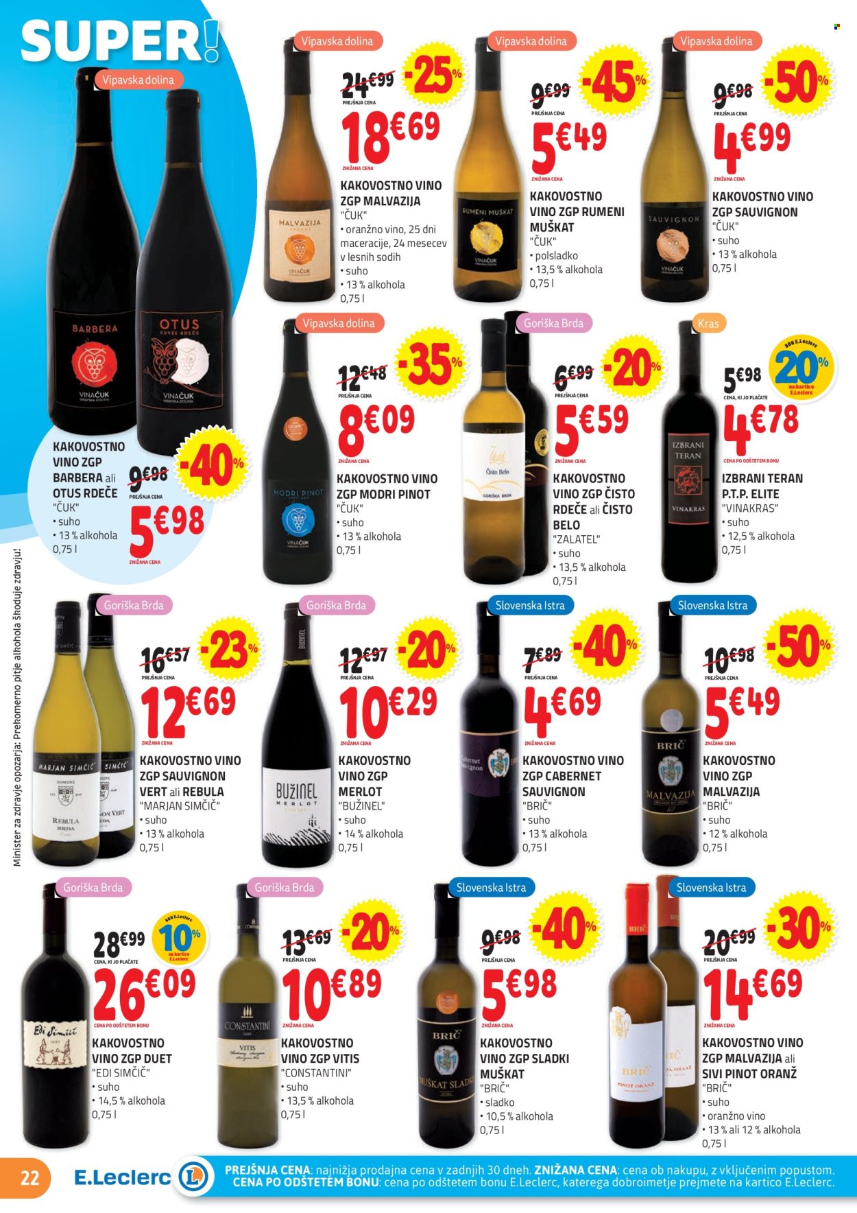 E.Leclerc katalog - 24.7.2024 - 3.8.2024. Stran 22