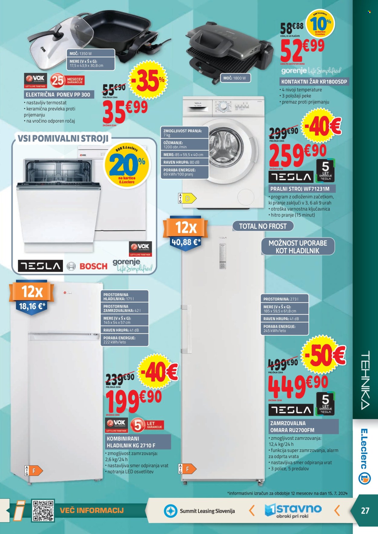 E.Leclerc katalog - 24.7.2024 - 3.8.2024. Stran 27