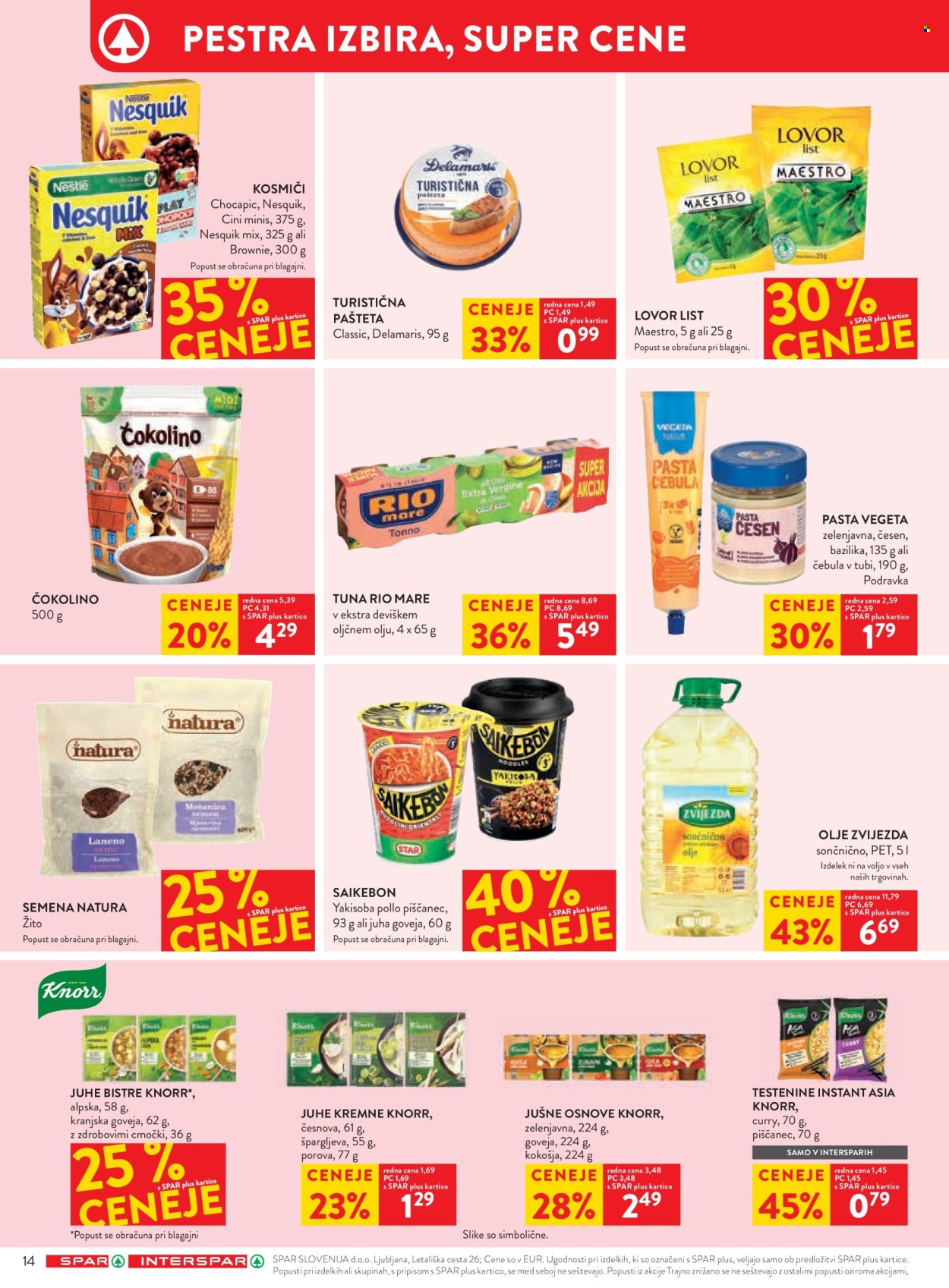 SPAR katalog - 24.7.2024 - 6.8.2024. Stran 18
