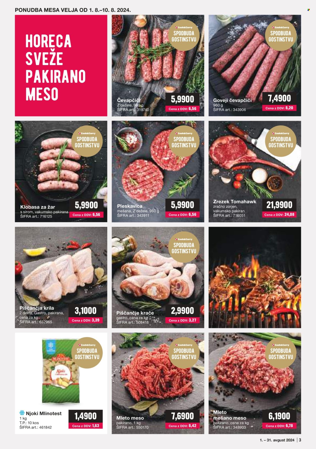 Mercator Cash & Carry katalog - 1.8.2024 - 31.8.2024. Stran 3