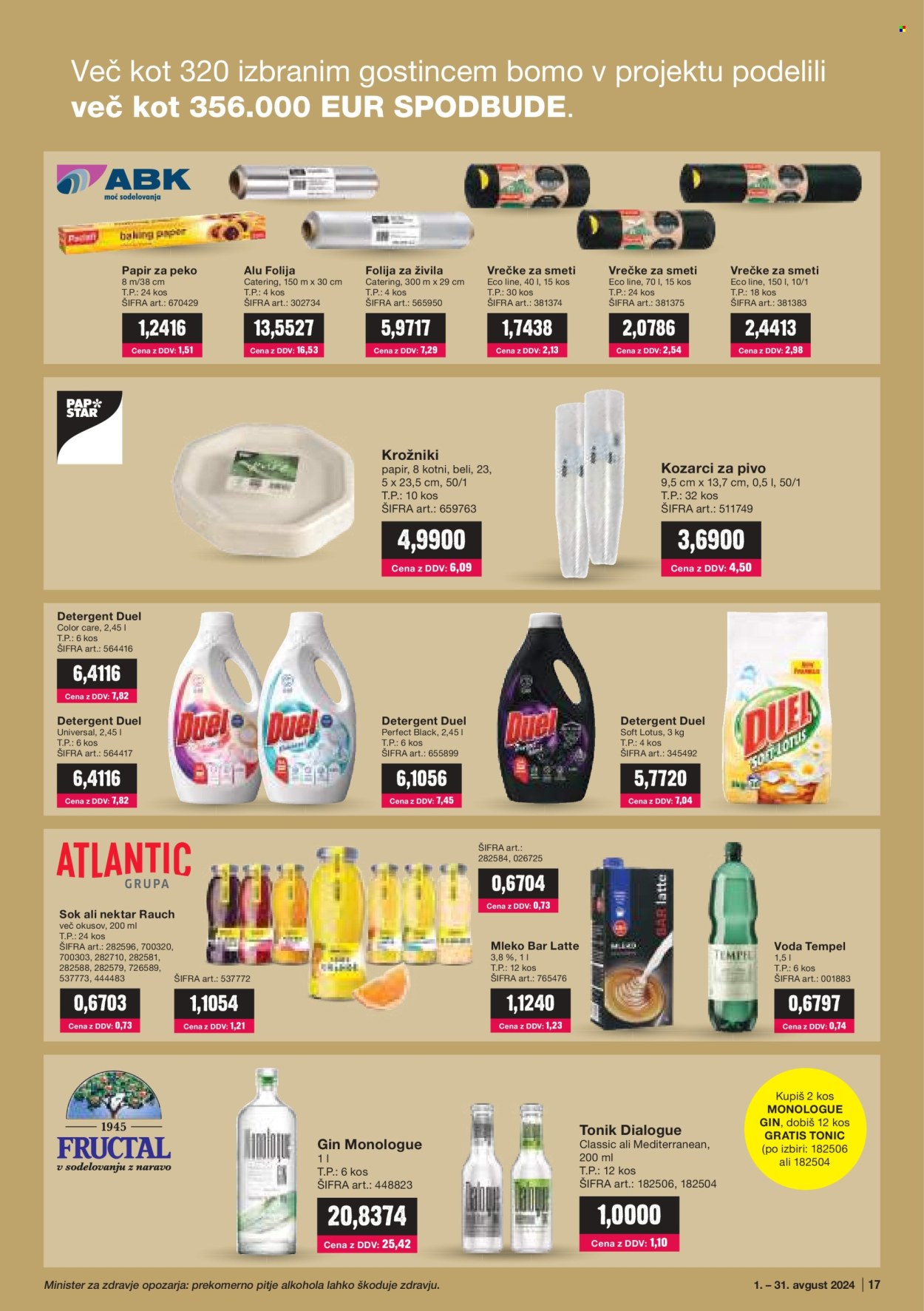 Mercator Cash & Carry katalog - 1.8.2024 - 31.8.2024. Stran 17