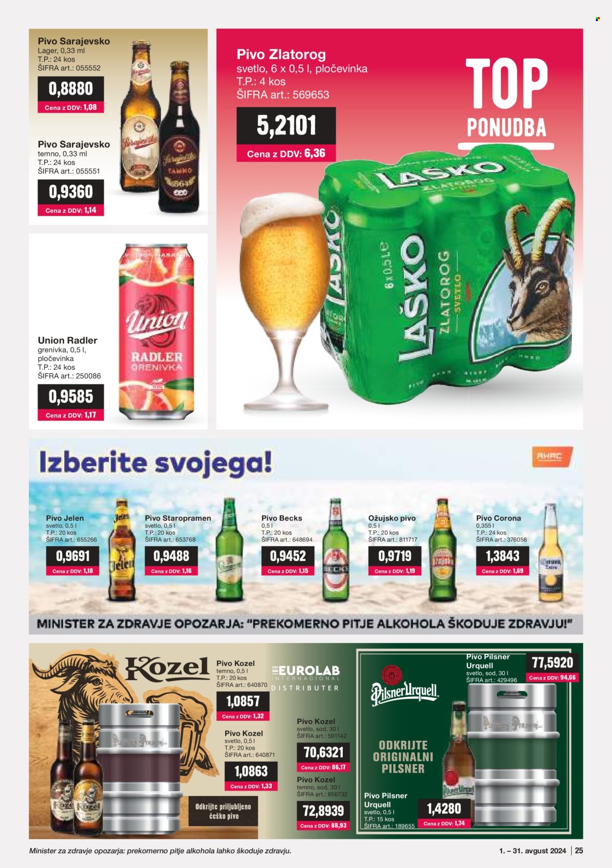 Mercator Cash & Carry katalog - 1.8.2024 - 31.8.2024. Stran 25
