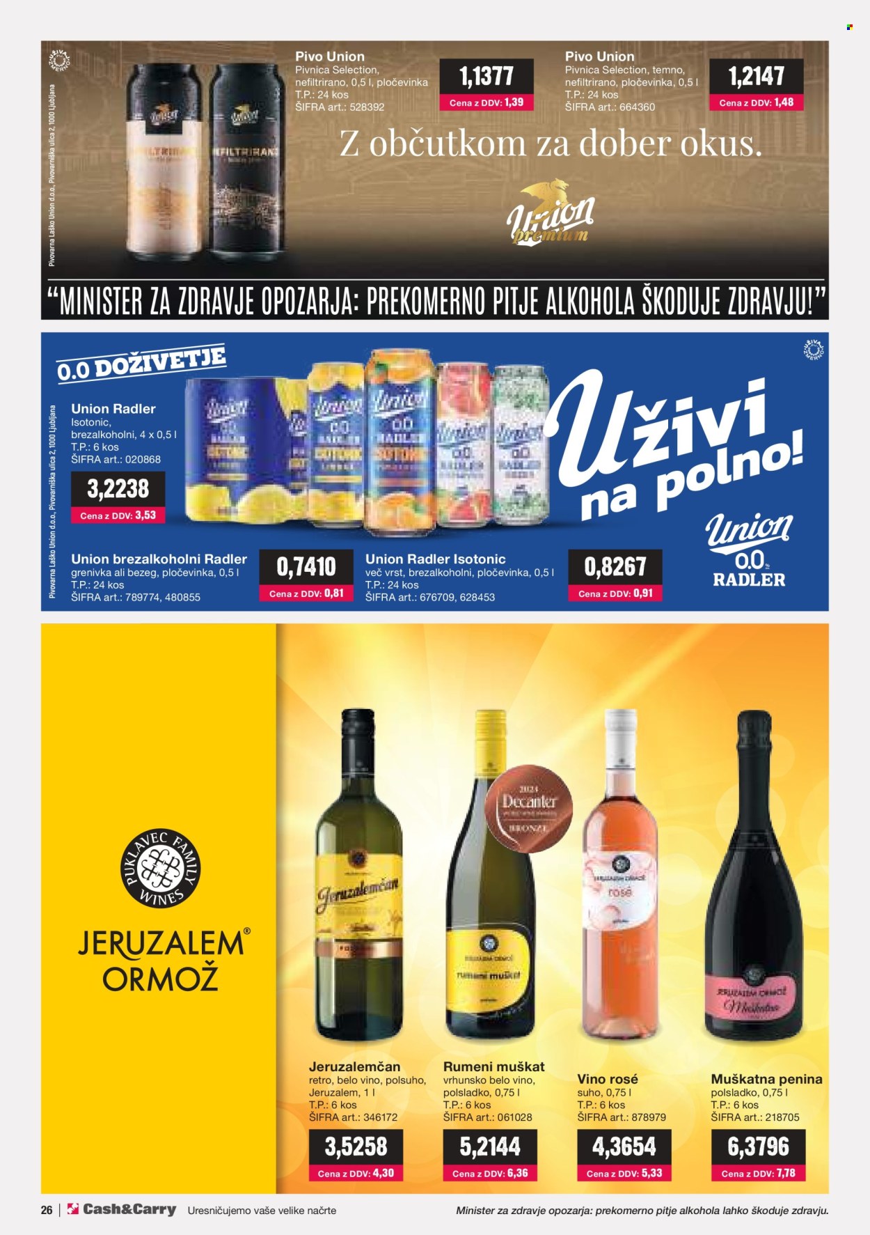 Mercator Cash & Carry katalog - 1.8.2024 - 31.8.2024. Stran 26