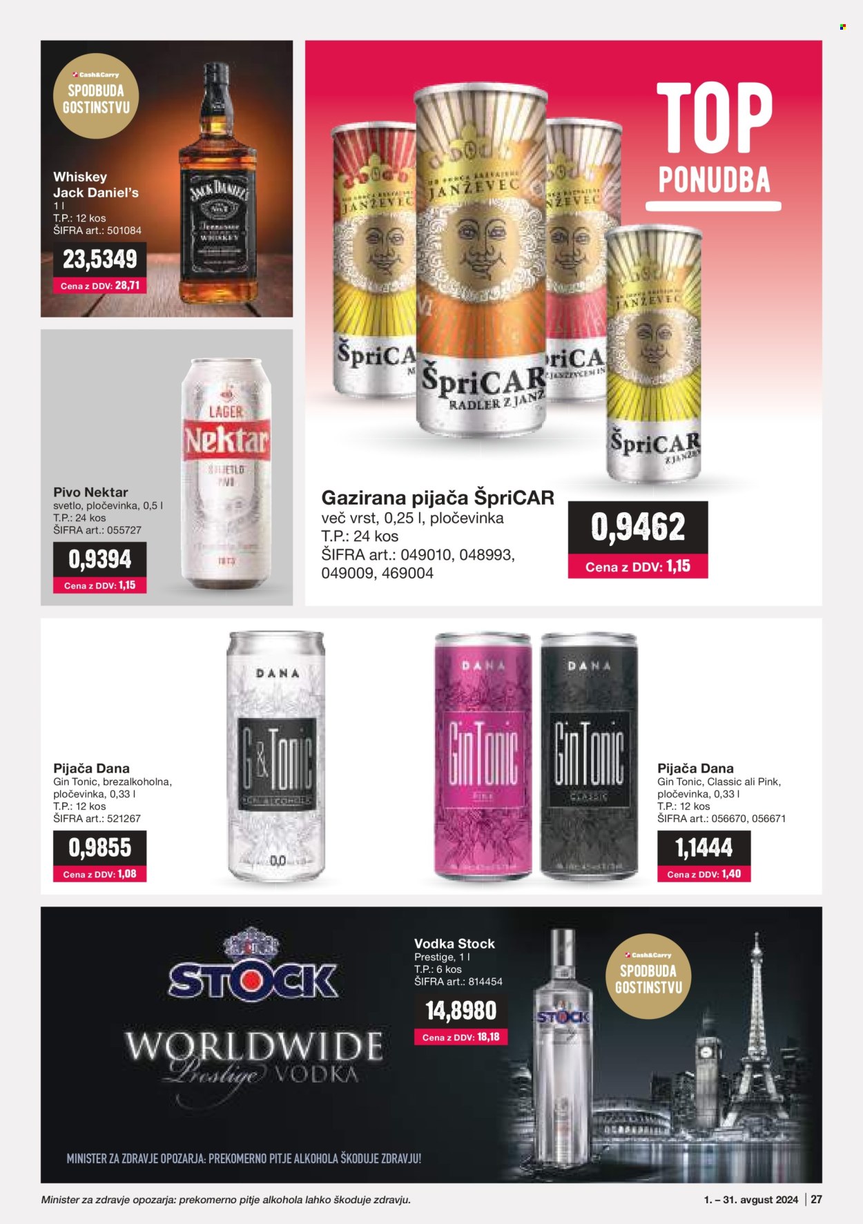 Mercator Cash & Carry katalog - 1.8.2024 - 31.8.2024. Stran 27
