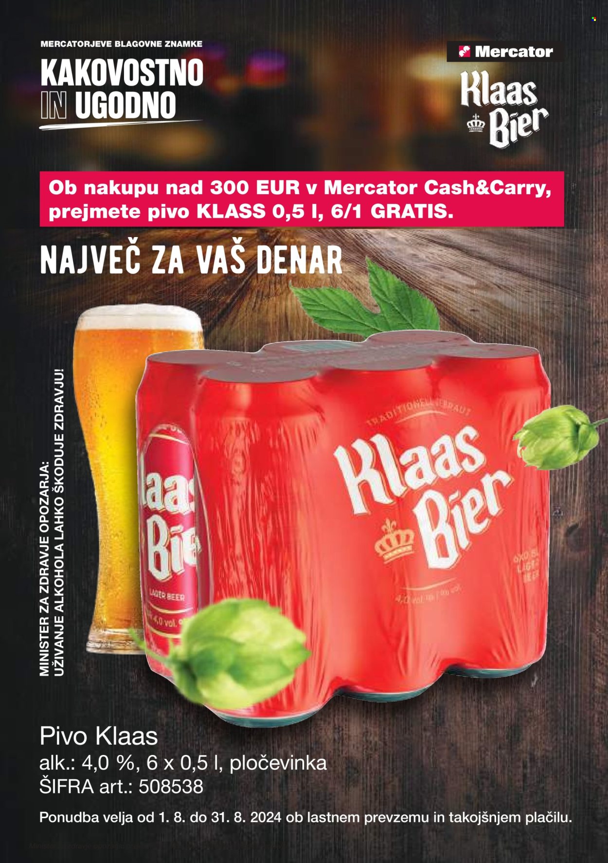 Mercator Cash & Carry katalog - 1.8.2024 - 31.8.2024. Stran 29