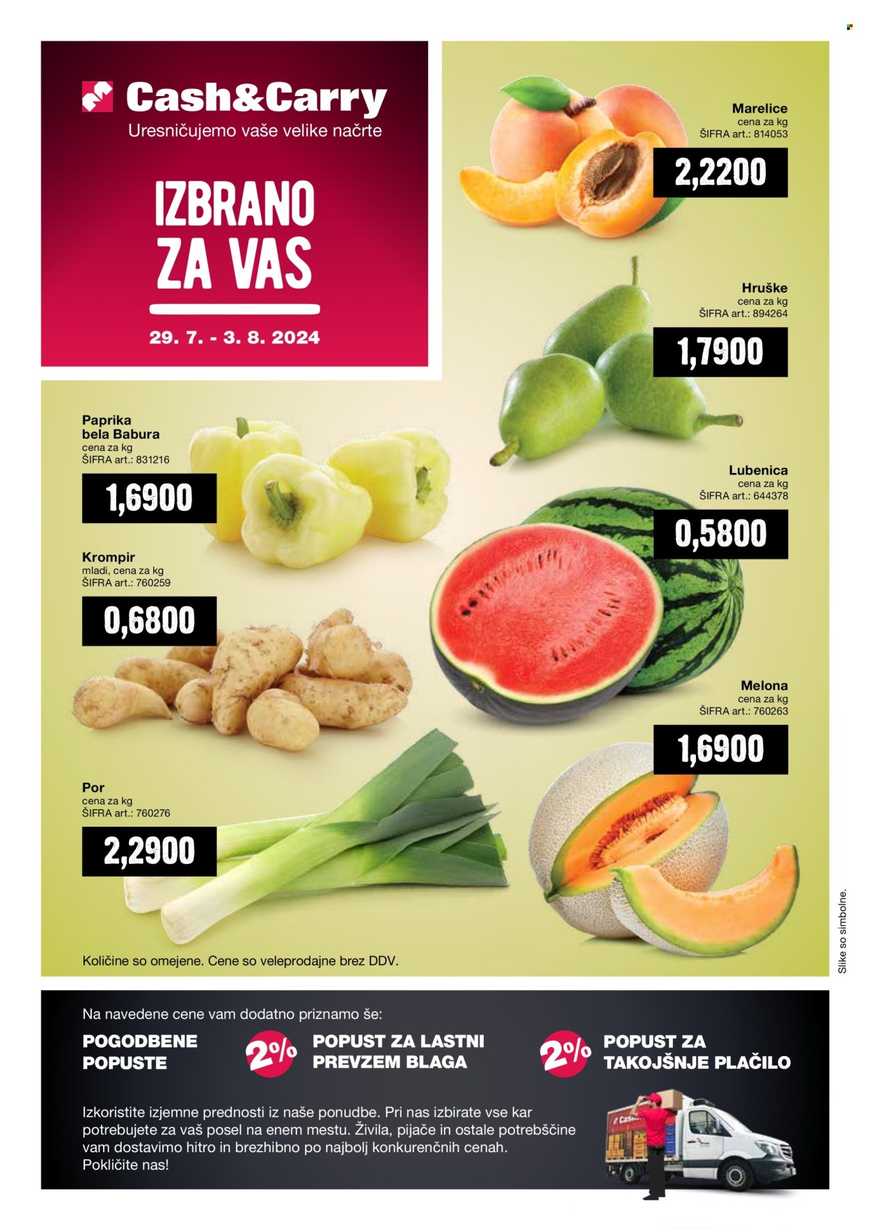 Mercator Cash & Carry katalog - 29.7.2024 - 3.8.2024. Stran 1