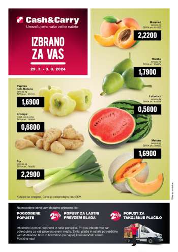 Mercator Cash & Carry katalog - 29.7.2024 - 3.8.2024.