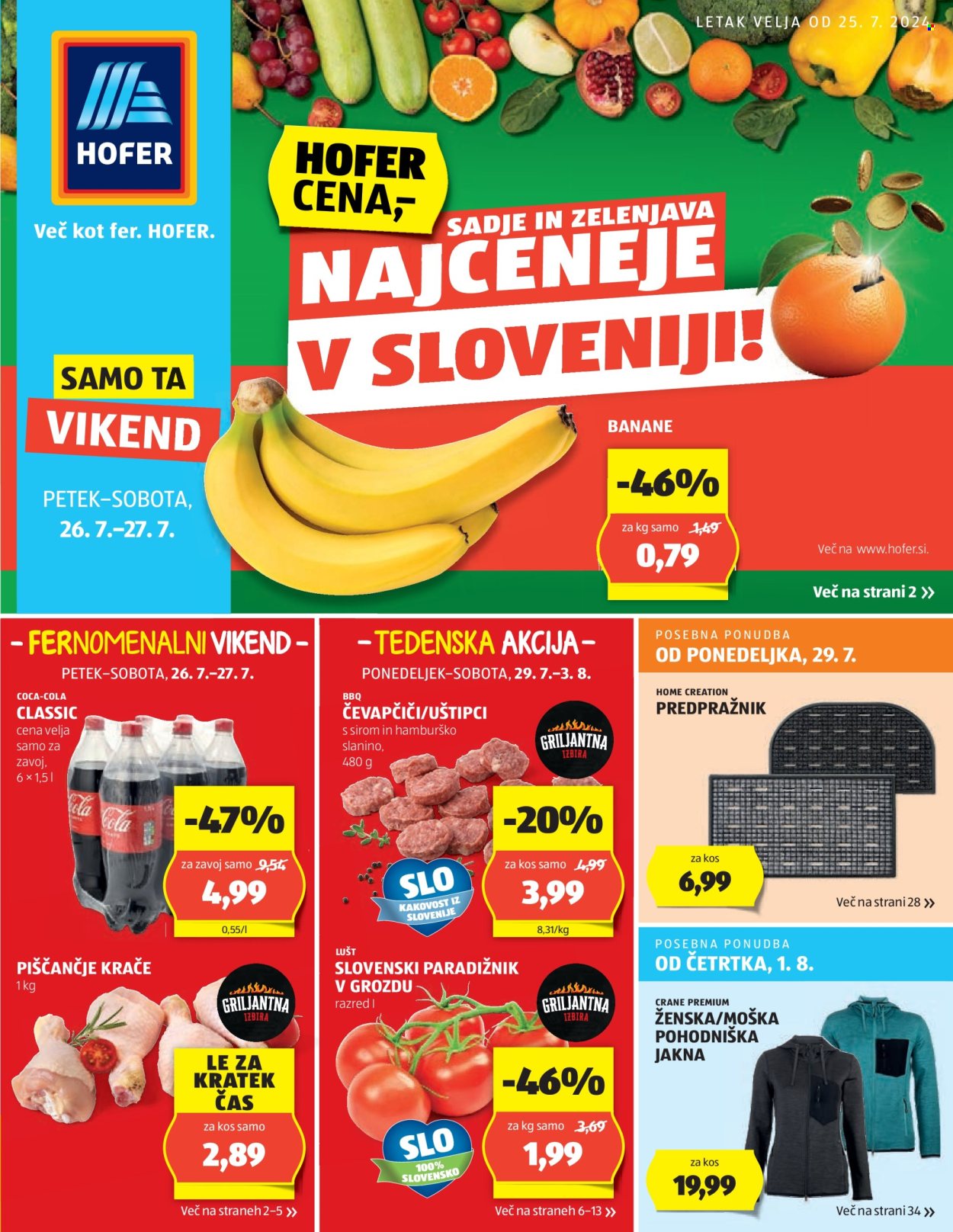 Hofer katalog - 25.7.2024 - 3.8.2024. Stran 1