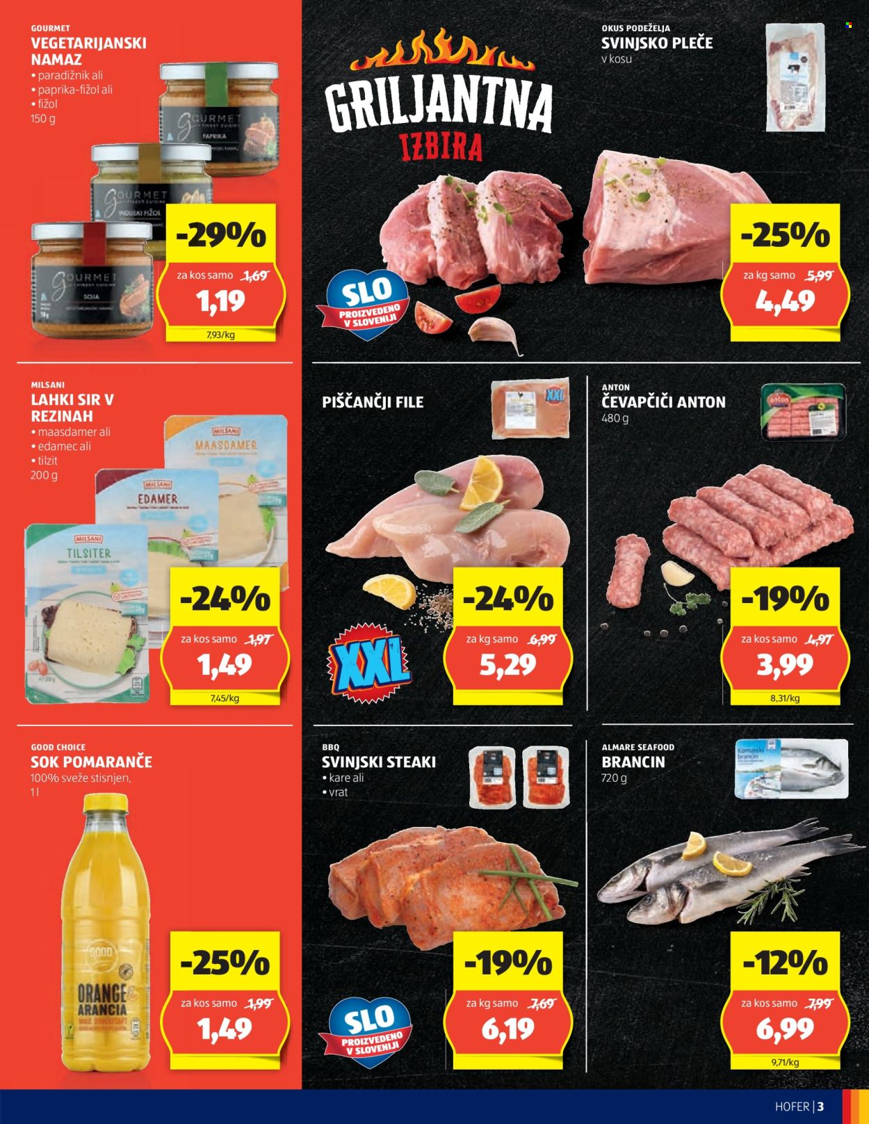 Hofer katalog - 25.7.2024 - 3.8.2024. Stran 3