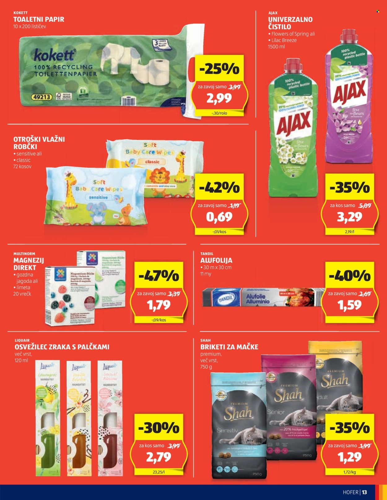 Hofer katalog - 25.7.2024 - 3.8.2024. Stran 13