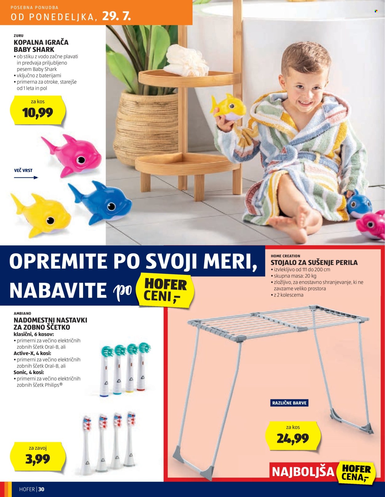 Hofer katalog - 25.7.2024 - 3.8.2024. Stran 30