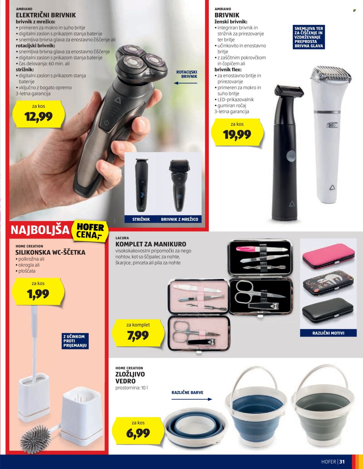 Hofer katalog - 25.7.2024 - 3.8.2024. Stran 31