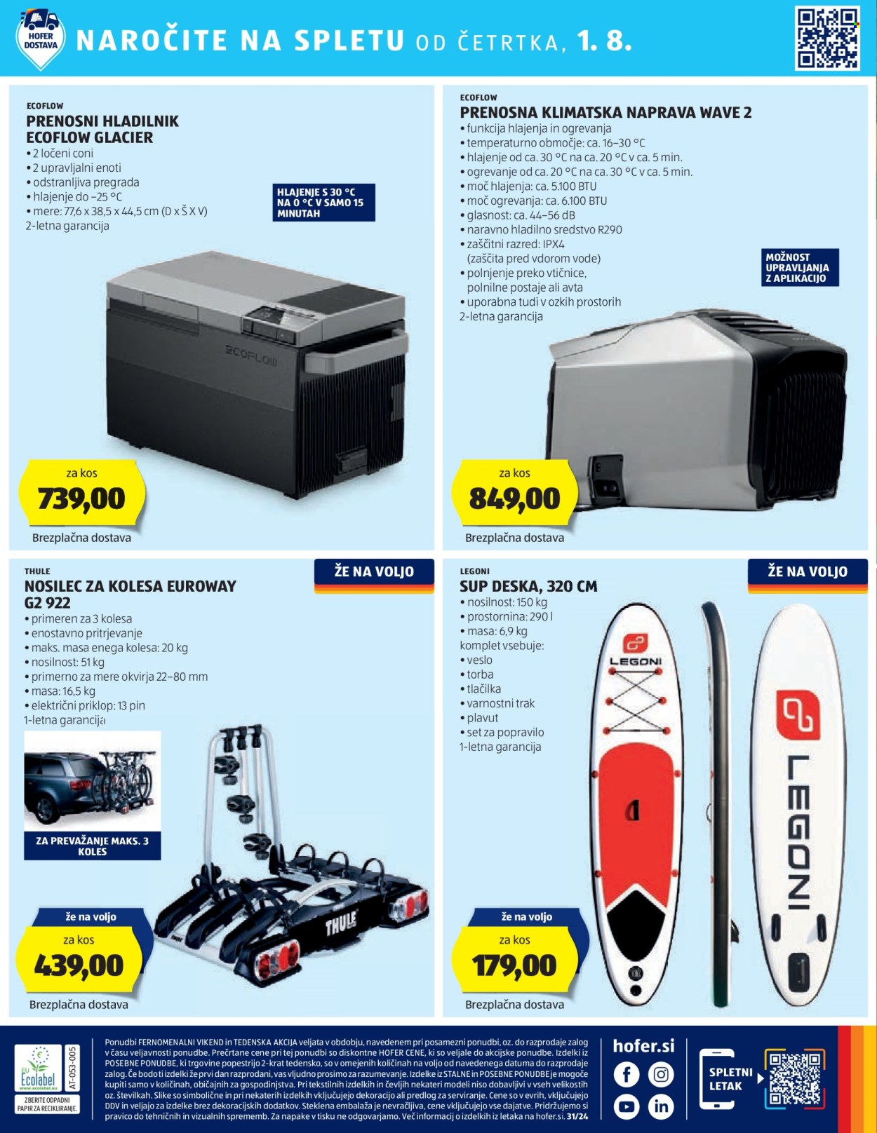 Hofer katalog - 25.7.2024 - 3.8.2024. Stran 40